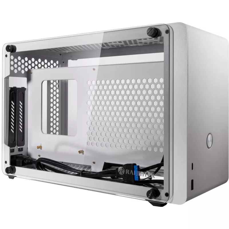 RAIJINTEK Ophion Mini-ITX skriňa s temperovaným sklom - biela - skriňa - Mini-ITX