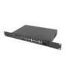 Lanberg RSFE-16P-2C-150 nespravovaný PoE+ prepínač, 16x 10/100 PoE+, 2x Gigabit Combo, 150 W, 1U rack