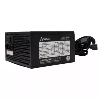 Napájací zdroj SBOX PSU-300 ATX 300W výstup, model PSU-300/R