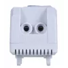 Termostat Alantec KTS, otočný regulátor, IP20, plastové puzdro, sivá, -45–70°C, 60×33×43 mm