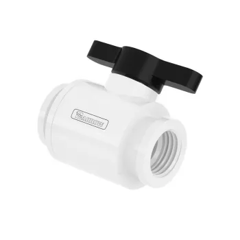 Guľový ventil Barrow TLQFS-V1 10 mm G1/4, biela/čierna