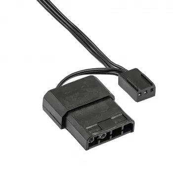 Akyga AW-12A-BK 120-mm ventilátor skrine, Molex / 3-Pin, 20 dB, čierny
