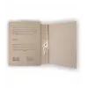Šanón SMLT, archívny, A4 2 cm, 400 g, s 2 gumičkami, s potlačou, hnedý, kartón