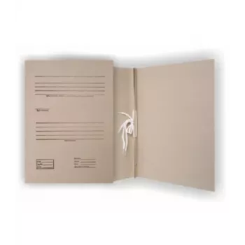 Šanón SMLT, archívny, A4 2 cm, 400 g, s 2 gumičkami, s potlačou, hnedý, kartón