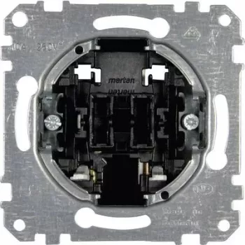 Tlačidlo Merten MEG3150-0000 1P metalické, 250 V AC, 10 A