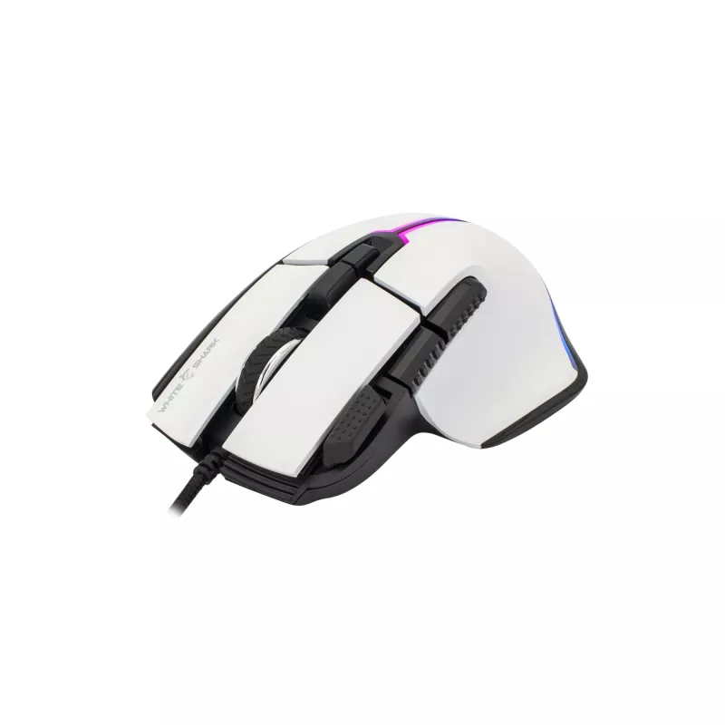 White Shark GM-9006 MARROK biela RGB / 12 000 dpi