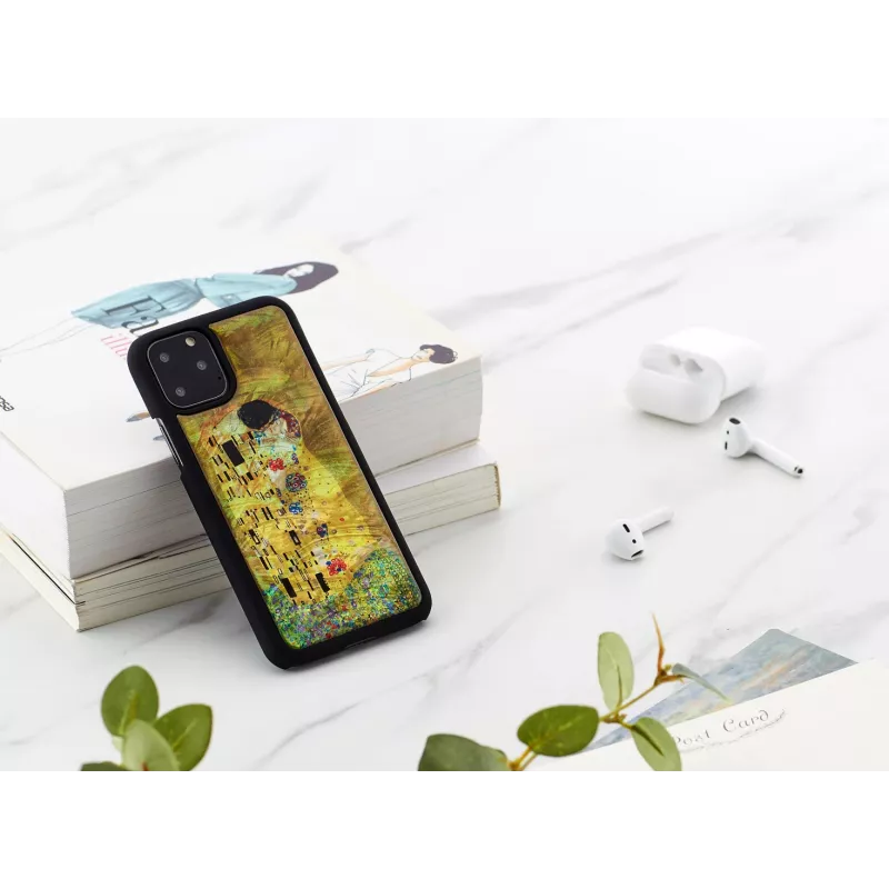 Puzdro na smartphone iKins pre iPhone 11 Pro — čierna, mäkké ochranné puzdro