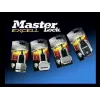Visací zámok Discus MASTER LOCK 70 mm Excell nerez, kryté rameno, rôzne uzamykateľný