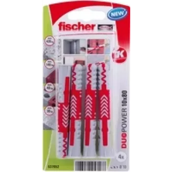 Fischer DuoPower 10 x 80 K NV hmoždinka 80 mm 537652 1 sada (537652)
