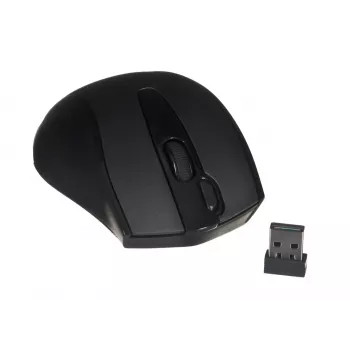 Bezdrôtová RF myš A4Tech G9-500F, pre pravákov, 1000 DPI, 2,4 GHz nano prijímač, dosah 15 m, AA batéria