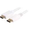 Sharkoon adaptérový kábel Displayport 1.2 > HDMI 4K biely 3 metre