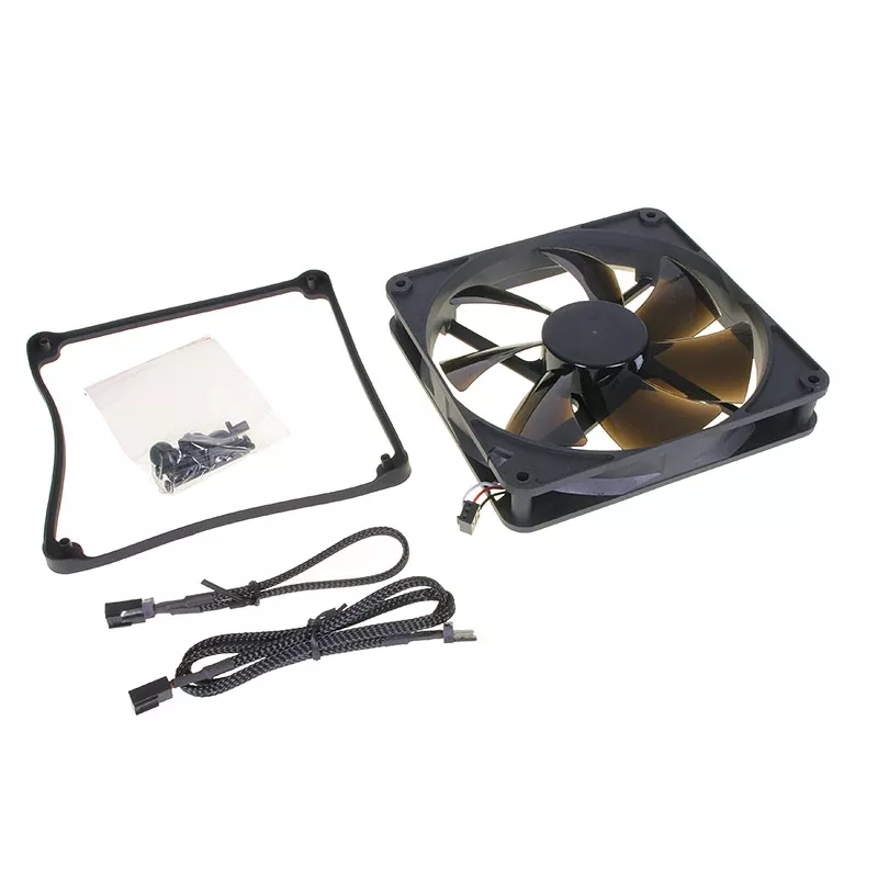 Ventilátor Noiseblocker BlackSilentPro PK3 14 cm čierny