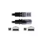 PatchSee BasicPatch - patch kábel - RJ-45 (M) na RJ-45 (M) - 1,5 m - FTP - CAT 5e - tienený - čierny