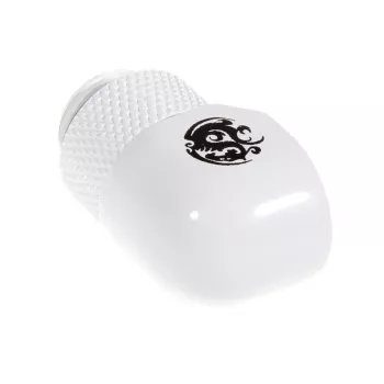 Príslušenstvo chladenia BitsPower BP-DW90R — mosadz biela, rozmery 18×18×31,8 mm