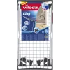 Sušiak na bielizeň VILEDA King White 157247 — oceľ, 20 m sušiaca plocha, skladací s kolieskami