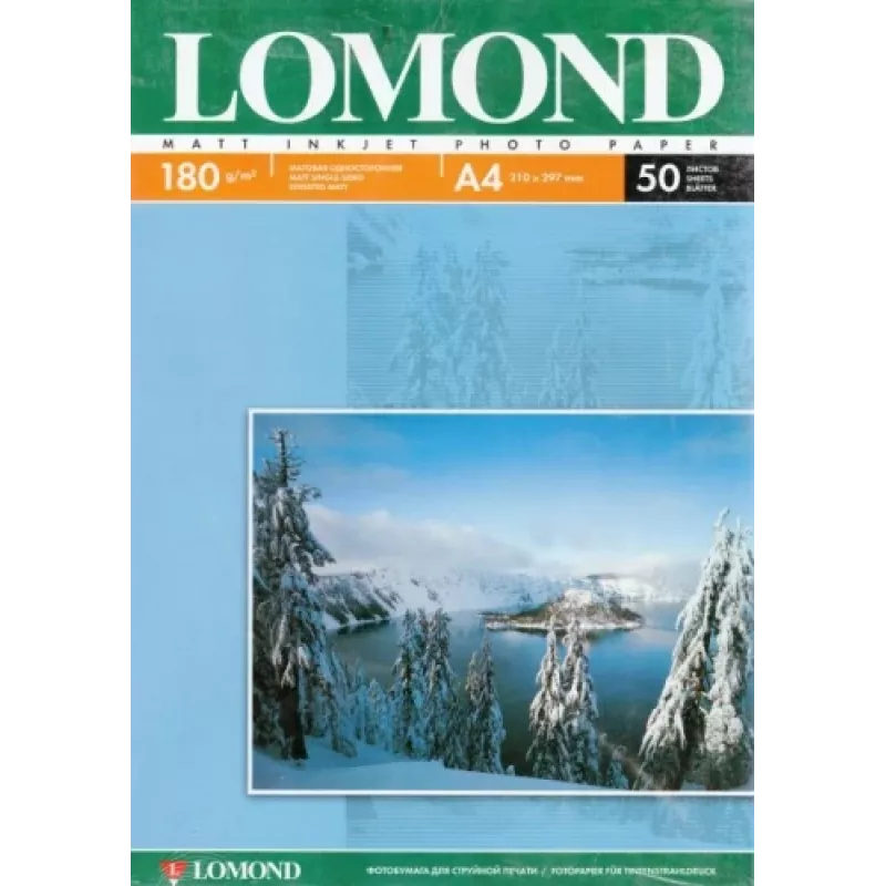 Lomond fotografický atramentový papier matný 180 g/m² A4, 50 listov