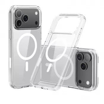 Nevox StyleShell SHOCKFlex - iPhone 17 Pro Max kompatibilné s MagSafe transparentné
