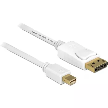 DeLOCK – DisplayPort kábel – Mini DisplayPort (M) – DisplayPort (M) – 3,0 m – biely (83483)