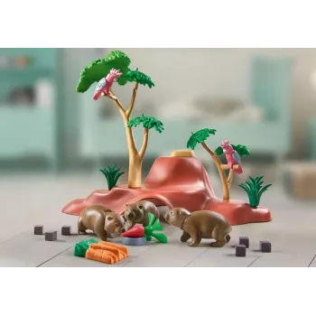 Wiltopia 71625 sada figúrok Wombat Shelter