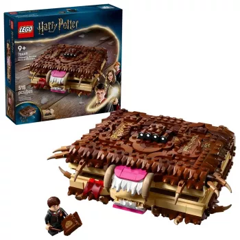 LEGO Harry Potter herná sada Príšerná kniha príšer 76449 — 518 dielov, 1 minifigúrka, pripevniteľné zuby