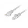 Sieťový kábel LANBERG PCU6-10CU-0300-S Cat6 U/UTP RJ-45 priamy, 3 m, sivý