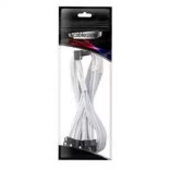 CableMod C-Series Pro prepojovací kábel variant A 90° 16-pin na 4×8-pin PCIe, biela