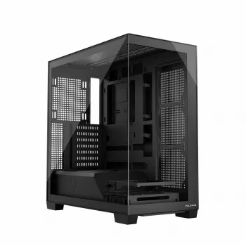 PC skriňa MODECOM Volcano Stellar NF ATX Midi Tower, tvrdené sklo, čierna, podporuje ATX/micro ATX, GPU do 420 mm, CPU chladič 175 mm