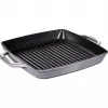 Grilovacia panvica Staub 40511-785-0 33 cm indukcia grafitovo-sivá
