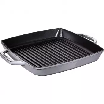 Grilovacia panvica Staub 40511-785-0 33 cm indukcia grafitovo-sivá
