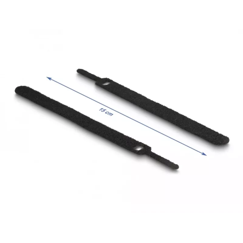 Suchý zips na káble DeLOCK 19010 150x12mm čierna 10 ks