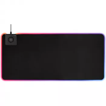 Deltaco GAM-092 - čierna - monochromatická - neoprén - USB - herná podložka pod myš