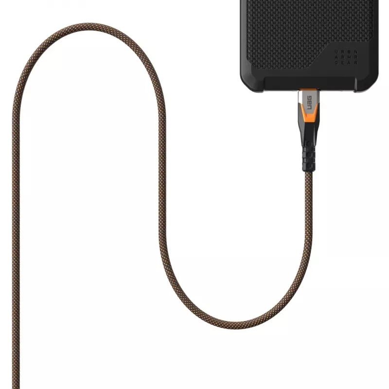 Kábel USB-C na USB-C C2G 9B4415114097 USB 3.2 Gen 2x2 0,75 m – čierny/oranžový