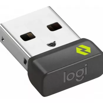 USB prijímač Logitech 956-000157 pre myš a klávesnicu, graphite, 12,8×14,1×7 mm, 0,97 g