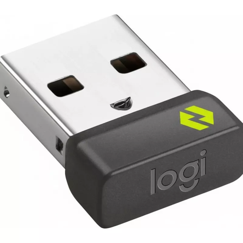 USB prijímač Logitech 956-000157 pre myš a klávesnicu, graphite, 12,8×14,1×7 mm, 0,97 g