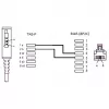 Wentronic Goobay - telefónny kábel - TAE-F (M) - RJ-45 (M) - 15 m - čierny (51236)