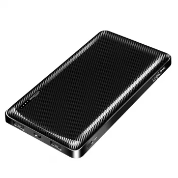 Logilink powerbanka, Li-Po, 2x USB-A, USB-C | PA0316 | 10000 mAh | čierna