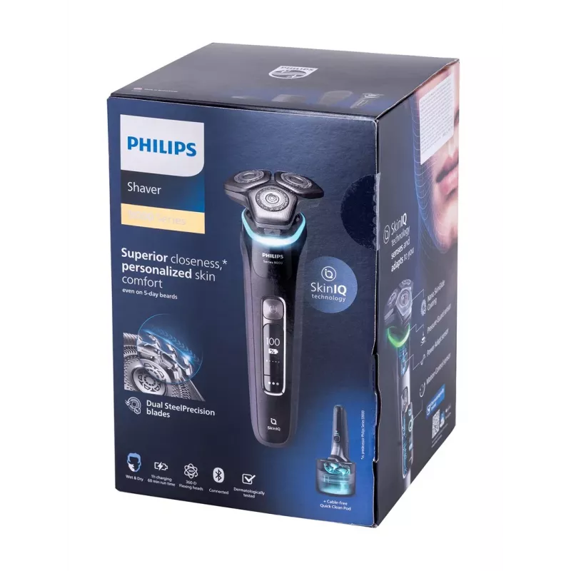 Philips SHAVER Series 9000 S9976/55 pánsky holiaci strojček rotačný zastrihávač čierna