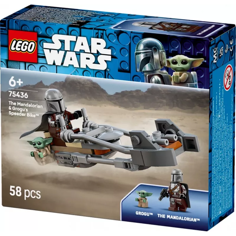 LEGO STAR WARS 75436 Mandalorián a Grogova speederová motorka