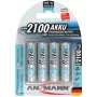 1x4 Ansmann maxE NiMH nabíjateľná batéria Mignon AA 2100 mAh 5035052