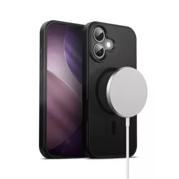 Crong Hybrid Frost MAG kryt puzdro pre iPhone 17 Frosted čierna