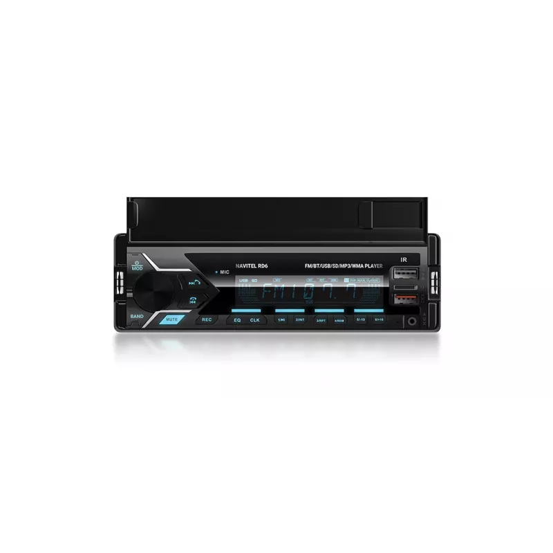 Auto digitálny mediálny prijímač Navitel RD6 — 4x45 W audio prehrávač, prehrávanie digitálnych a externých zdrojov, Single-DIN montáž