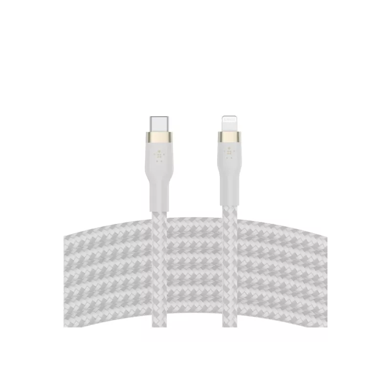 Belkin CAA011BT3MWH Lightning kábel 3 m biely