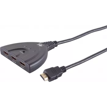 HDMI prepínač 3x1 ShiverPeaks SP05-02007 4K60Hz Eco
