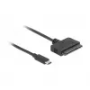 DeLOCK 63803 konvertor z USB Type-C na 22-pinový SATA 6 Gb/s, 2,5 palca, USB 3.2 Gen 2, 0,5 m, čierny