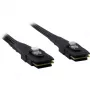 Inter-Tech - Interný SAS kábel - Serial ATA 150/300/600 - 36 PIN 4iMini MultiLane na 36 PIN 4iMini MultiLane - 50 cm - uzamknutý - čierny