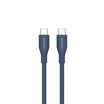 CANYON kábel CC60SC10 C-C 60W 1m silikónový tmavomodrý