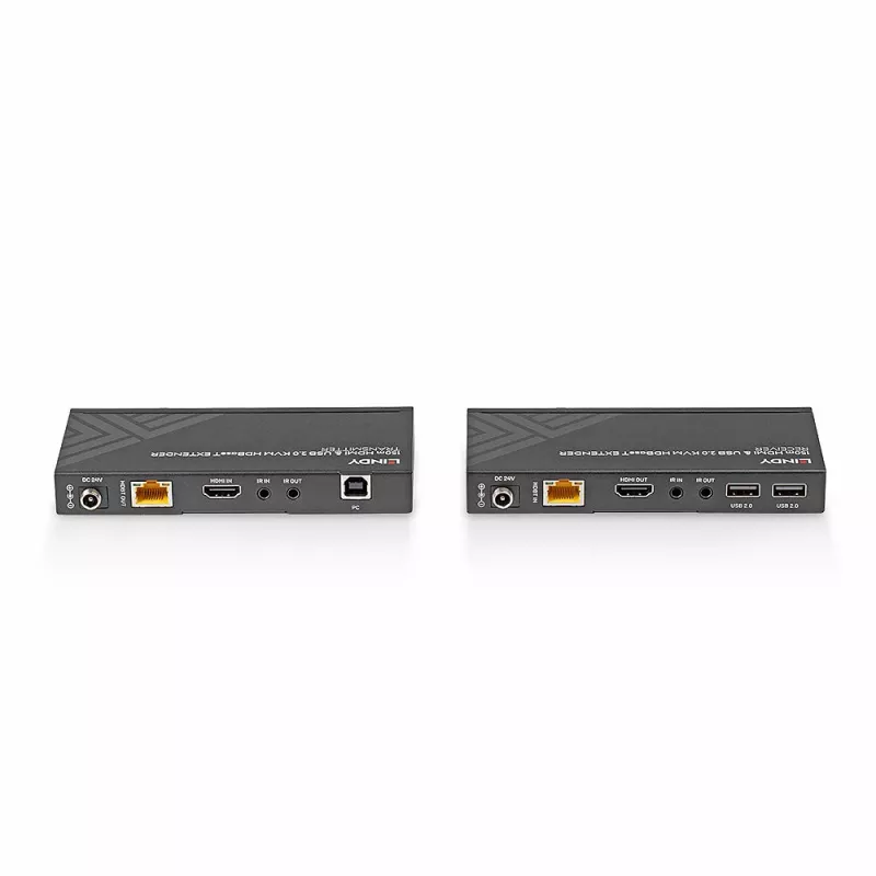 Lindy 150m Cat.6 HDMI 4K60, USB 2.0 a IR HDBaseT KVM extender