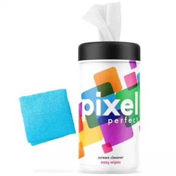 Čistiace utierky it dusters Pixel Perfect - PP-W50, balenie 50 ks, nešmýkajúce utierky na obrazovky a šošovky