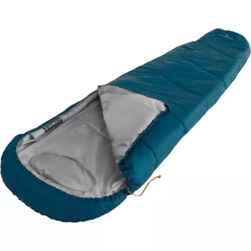 Easy Camp Starling Mummy Blue 8°C | spací vak | 210 x 75 x 50 cm | -5 až 12 °C | obojsmerný zips s autolock