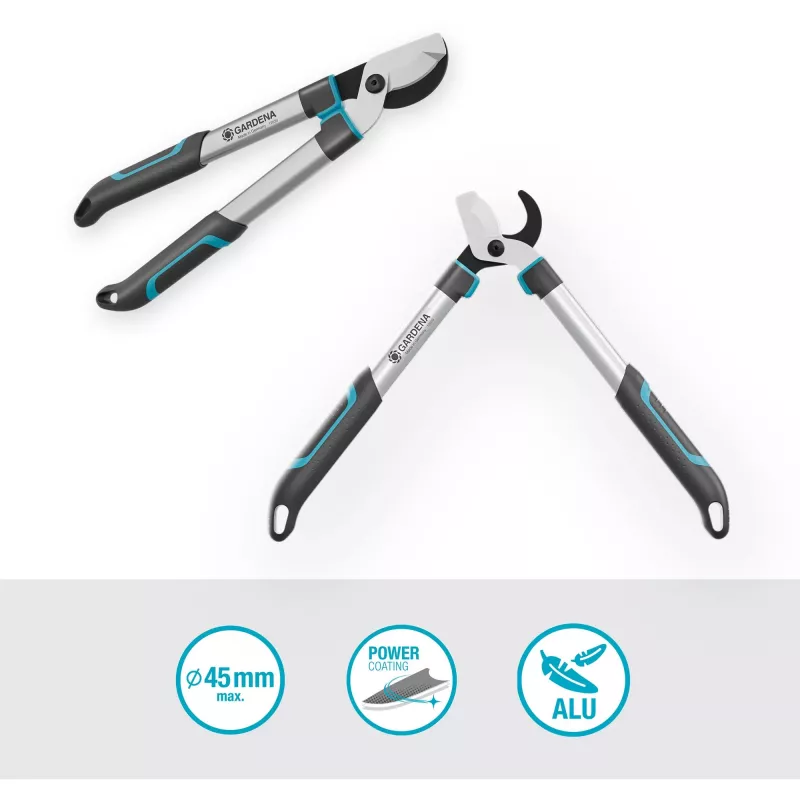 Gardena nožnice na konáre EasyCut S sivá/tyrkysová 50 cm (12030-88)